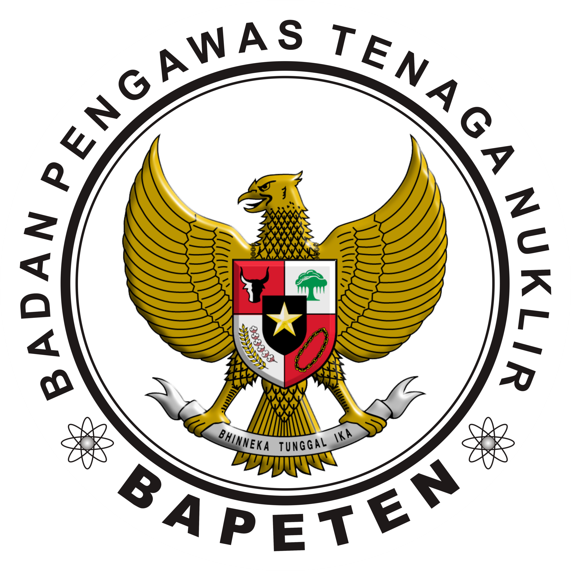 BAPETEN logo.